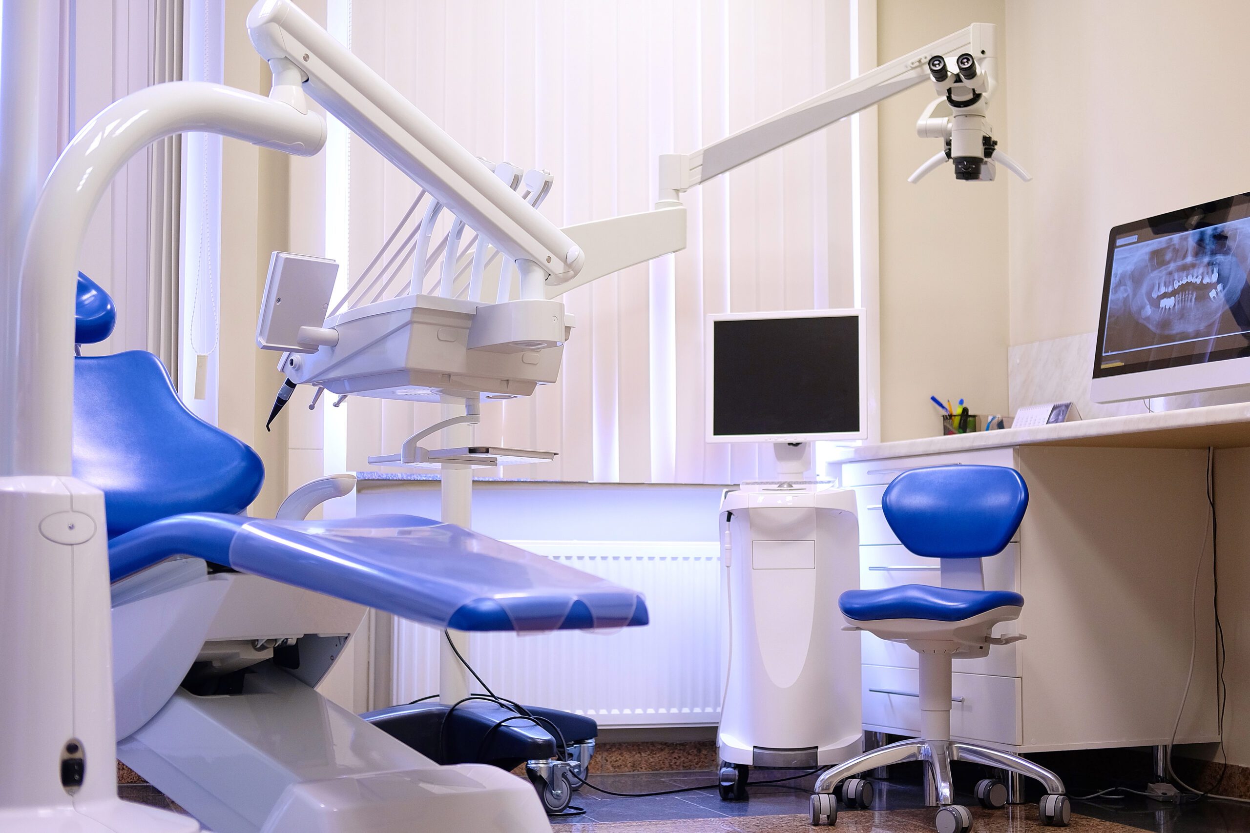 concept interior of new modern dental clinic office dental equipment scaled